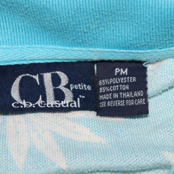 🍍💙🌊 C.B. Casual Tee · Pineapple Print · Petite Medium - Picture 2 of 6